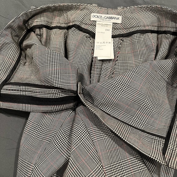 Designer Plaid Slacks - Picture 4 of 5